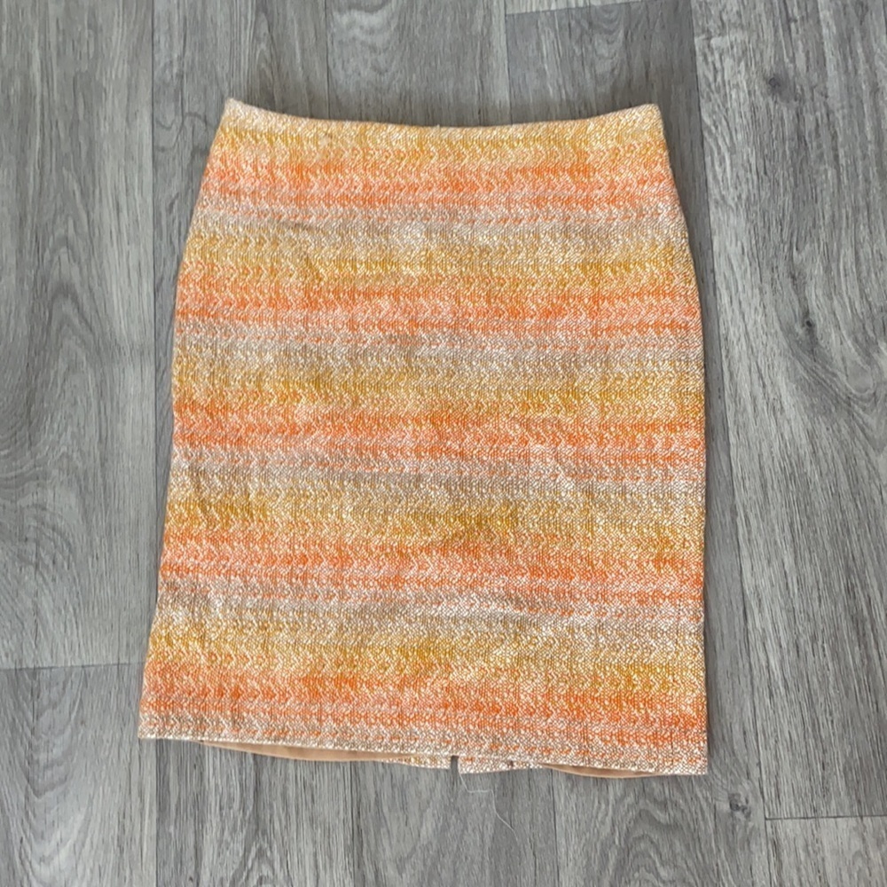TALBOTS classic pencil multicolored skirt